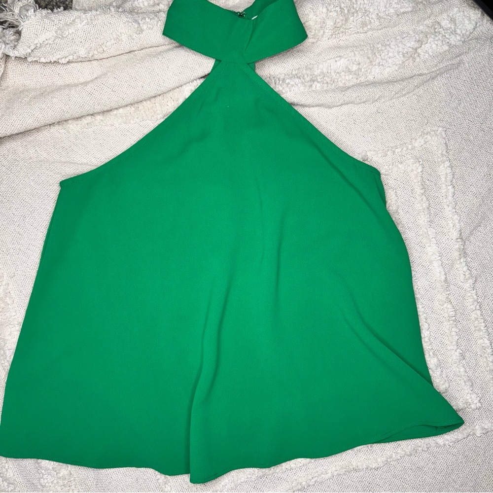DO+BE Green Halter Top size Small